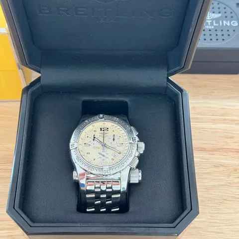 Breitling Emergency A73321 45mm Stainless steel Champagne 2