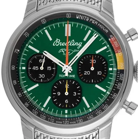 Breitling Top Time AB01762A1L1A1 41mm Stainless steel Green