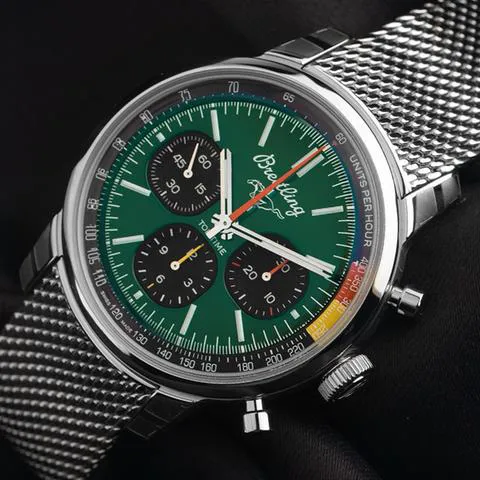 Breitling Top Time AB01762A1L1A1 41mm Stainless steel Green 2