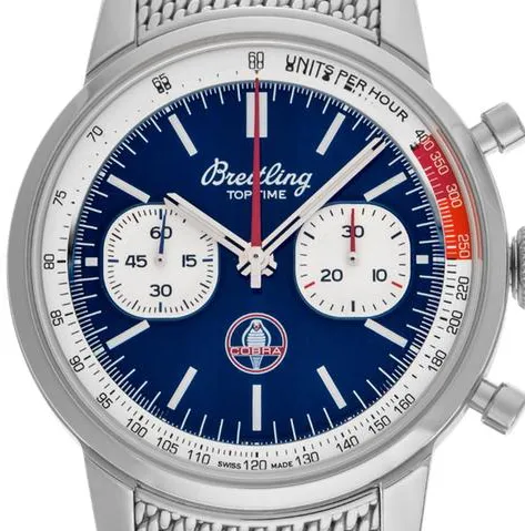 Breitling Top Time AB01763A1C1A1 41mm Stainless steel Blue