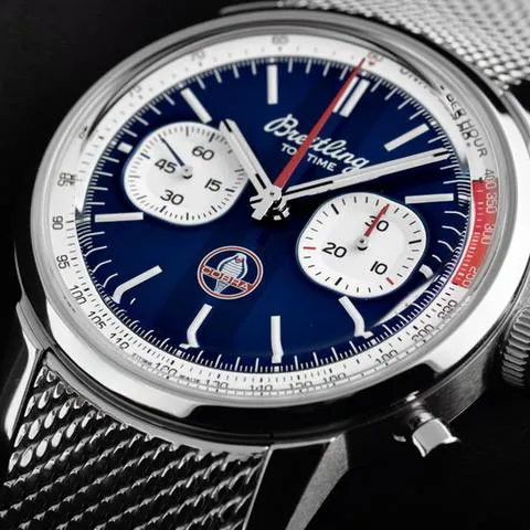 Breitling Top Time AB01763A1C1A1 41mm Stainless steel Blue 2