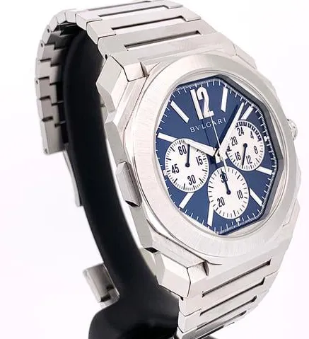 Bulgari Octo 103467 43mm Stainless steel Blue 1