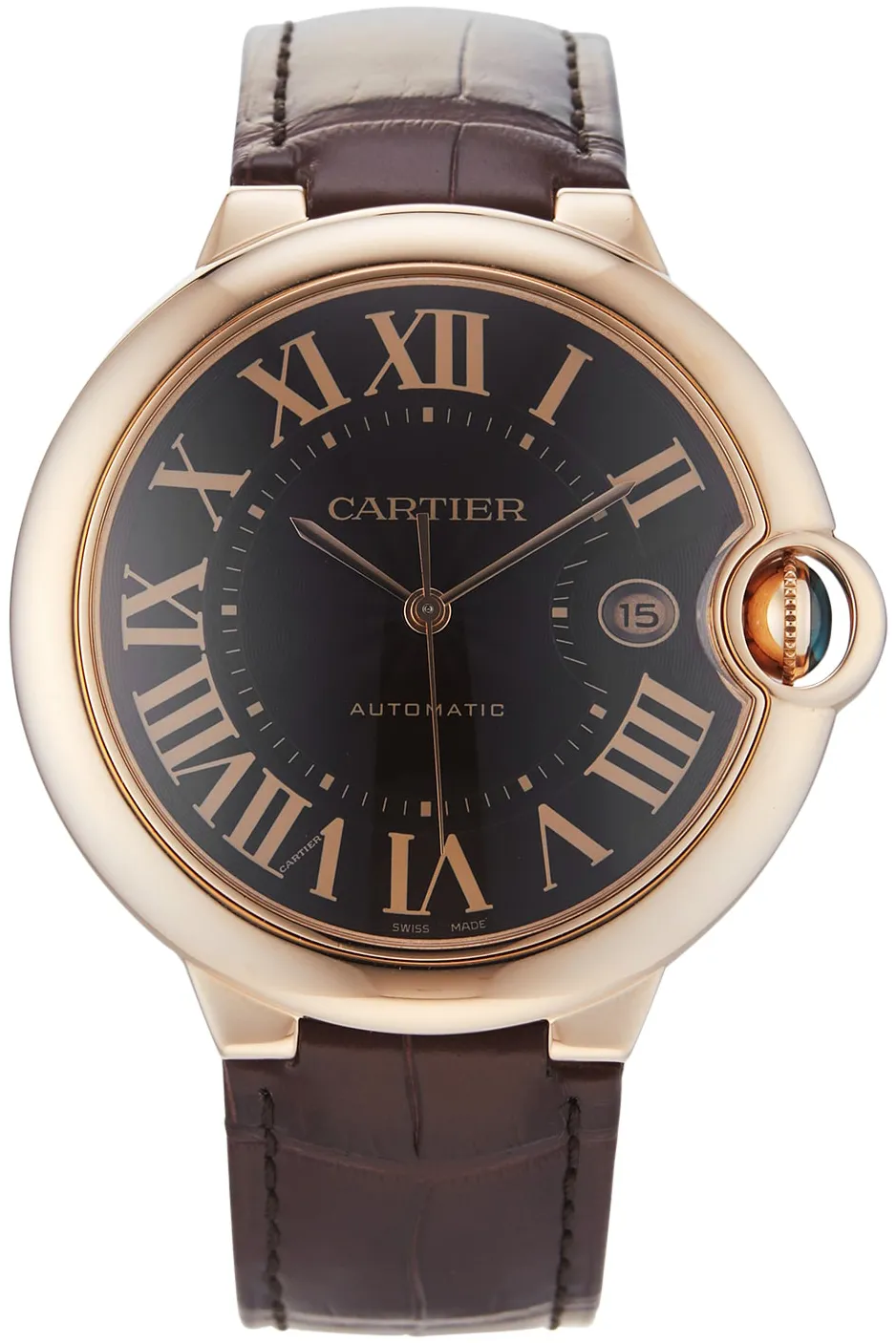 Cartier Ballon Bleu de Cartier W6920037 42mm Rose gold Brown