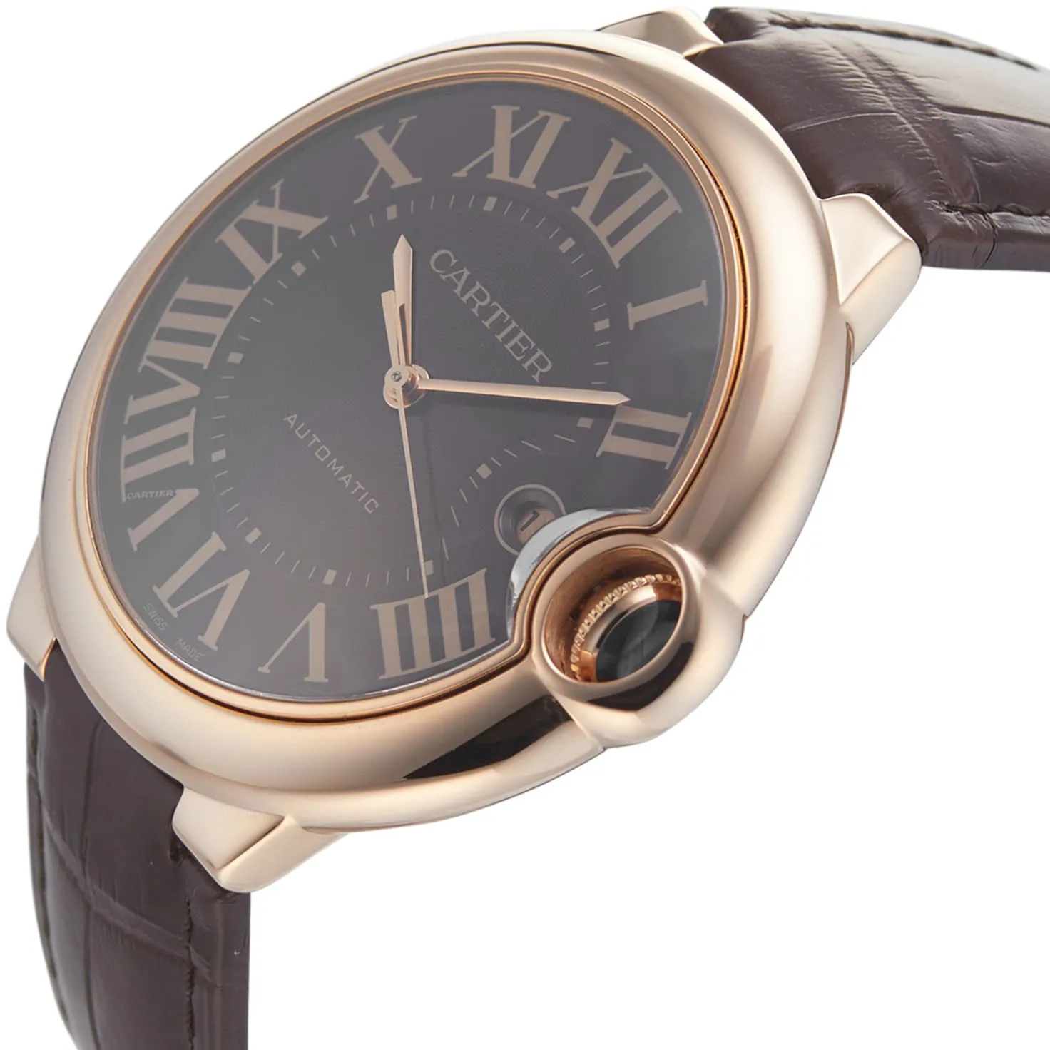 Cartier Ballon Bleu de Cartier W6920037 42mm Rose gold Brown 1