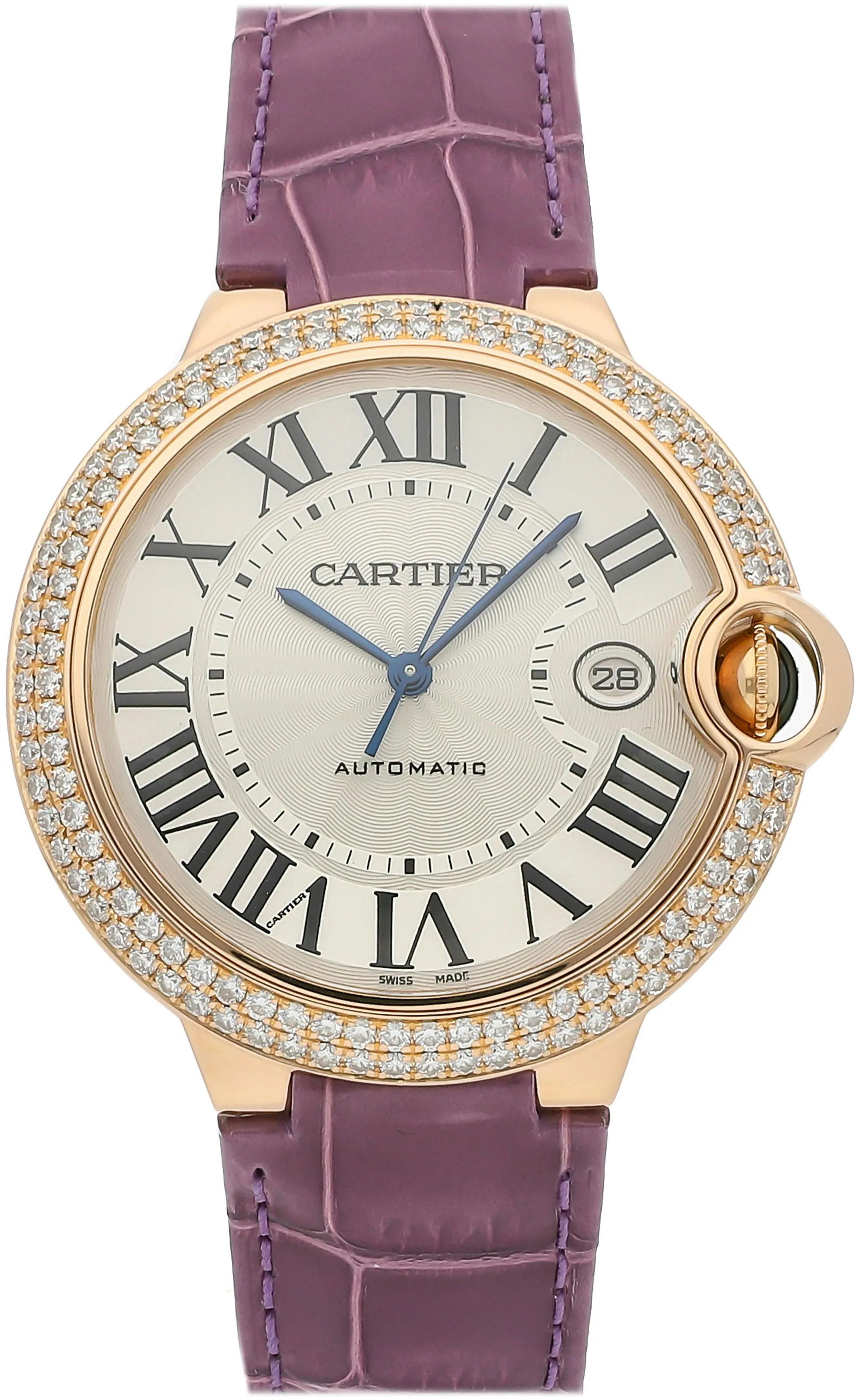 Cartier Ballon Bleu WE900851 42mm Rose gold Silver