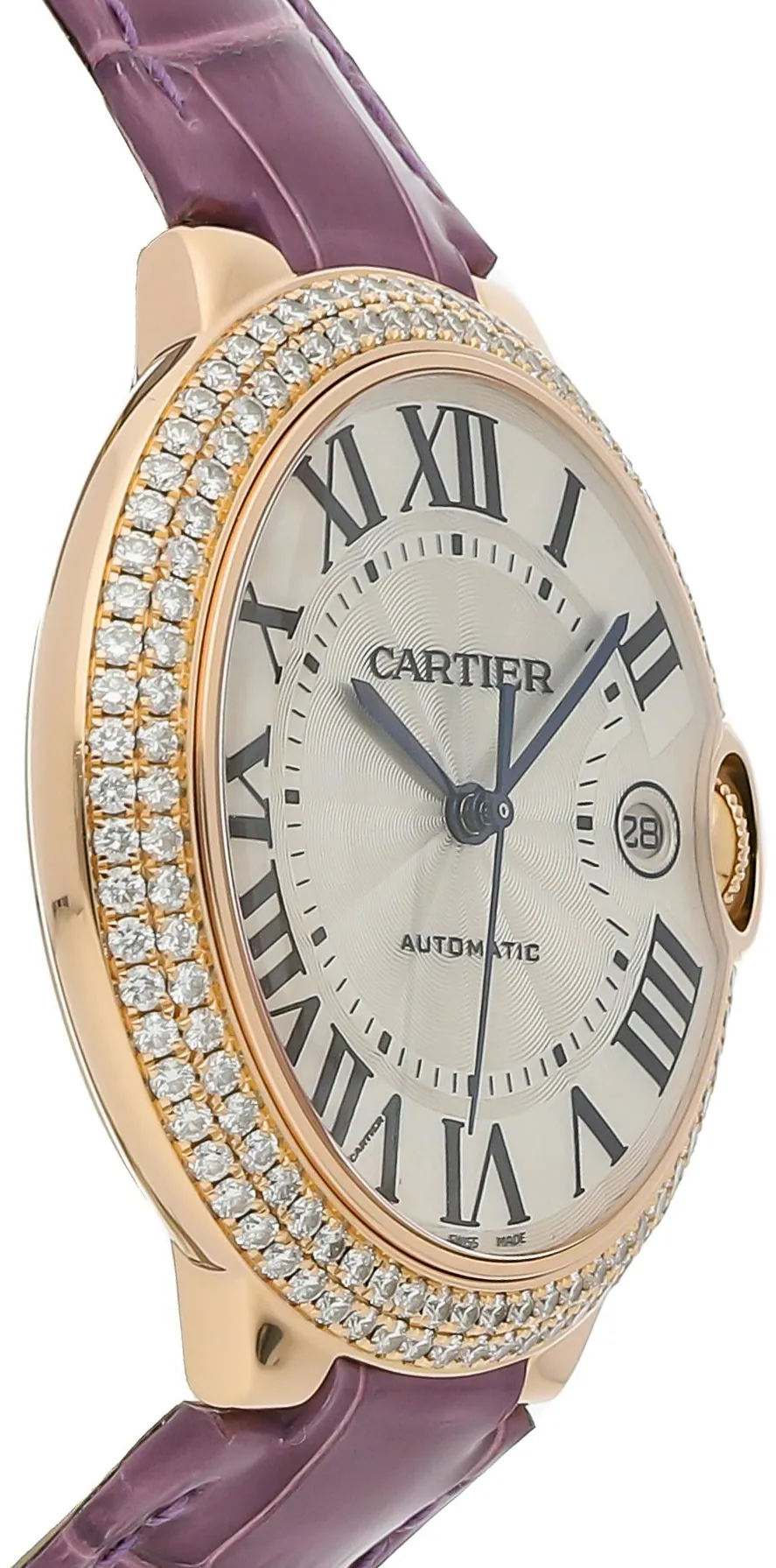 Cartier Ballon Bleu WE900851 42mm Rose gold Silver 2