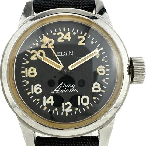 Elgin 32mm Stainless steel Black