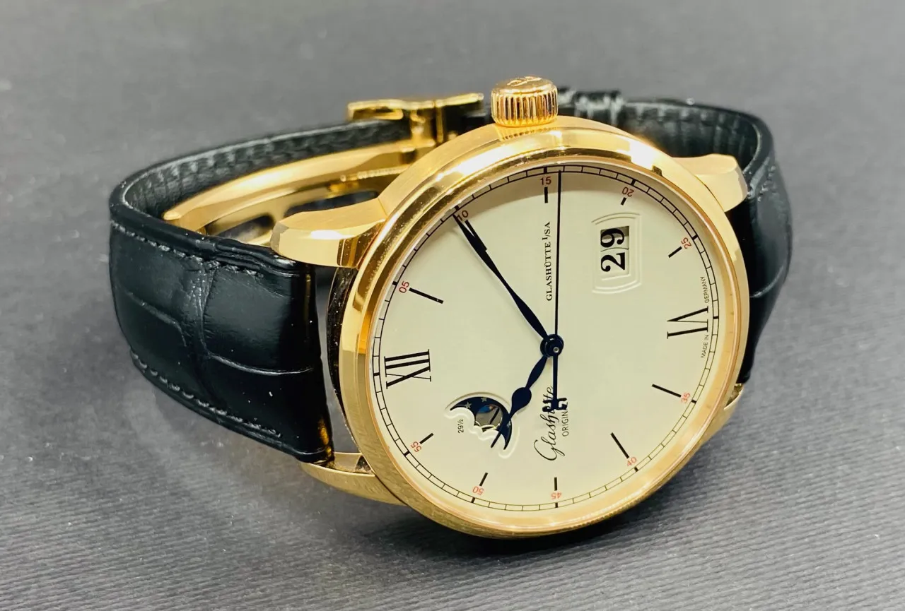 Glashütte Senator Excellence 1-36-04-02-05-61 40mm Rose gold Silver 2