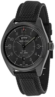 Hamilton Khaki Field H70695735 Stainless steel Black