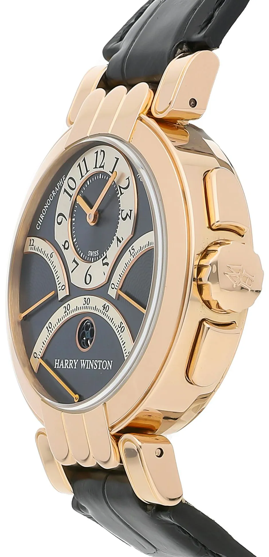 Harry Winston Premiere 200/MCRA39RL.A 39mm Rose gold Blue 1