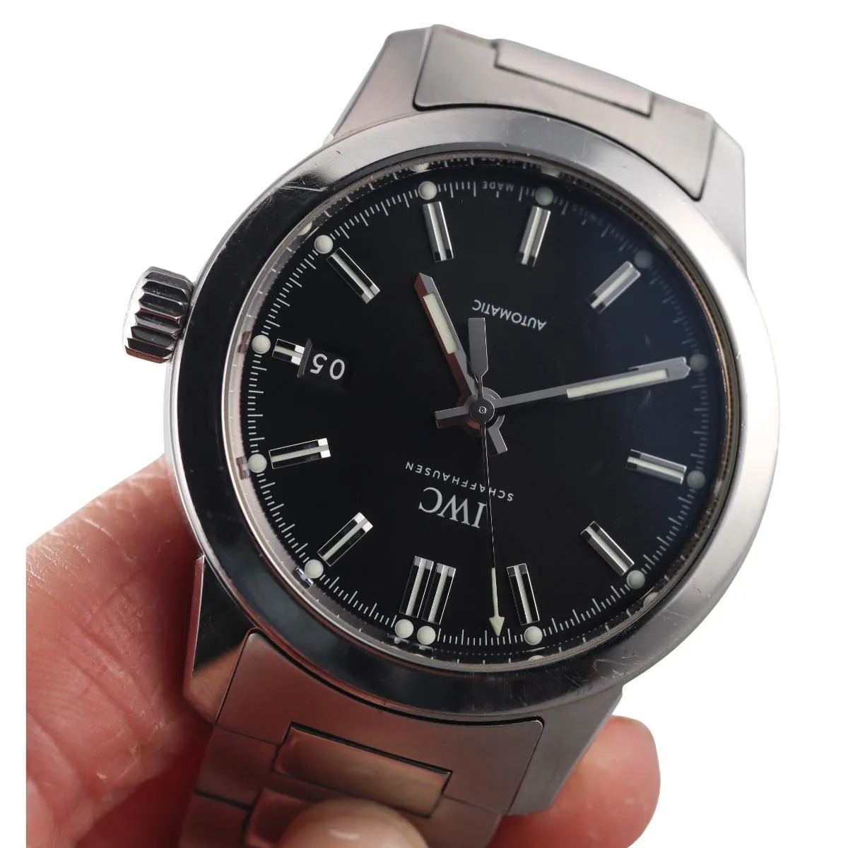 IWC Ingenieur Automatic IW357002 40mm Stainless steel Black 4