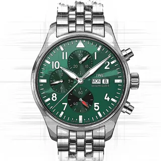 IWC Pilot IW3780-06 Stainless steel Green