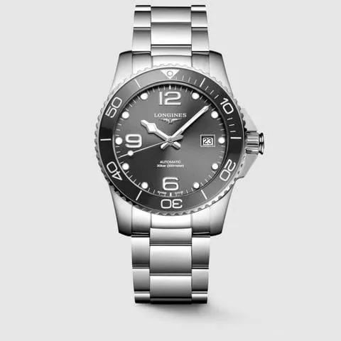 Longines HydroConquest L3.781.4.76.6 41mm Stainless steel Gray