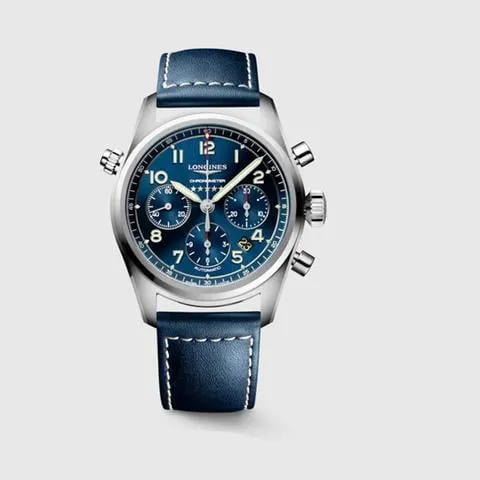 Longines Spirit L3.820.4.93.0 42mm Stainless steel Blue