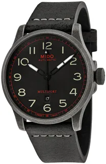 Mido Multifort M032.607.36.050.09 Stainless steel Black