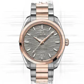 Omega Seamaster 220.20.38.20.06.001 Rose gold Grau