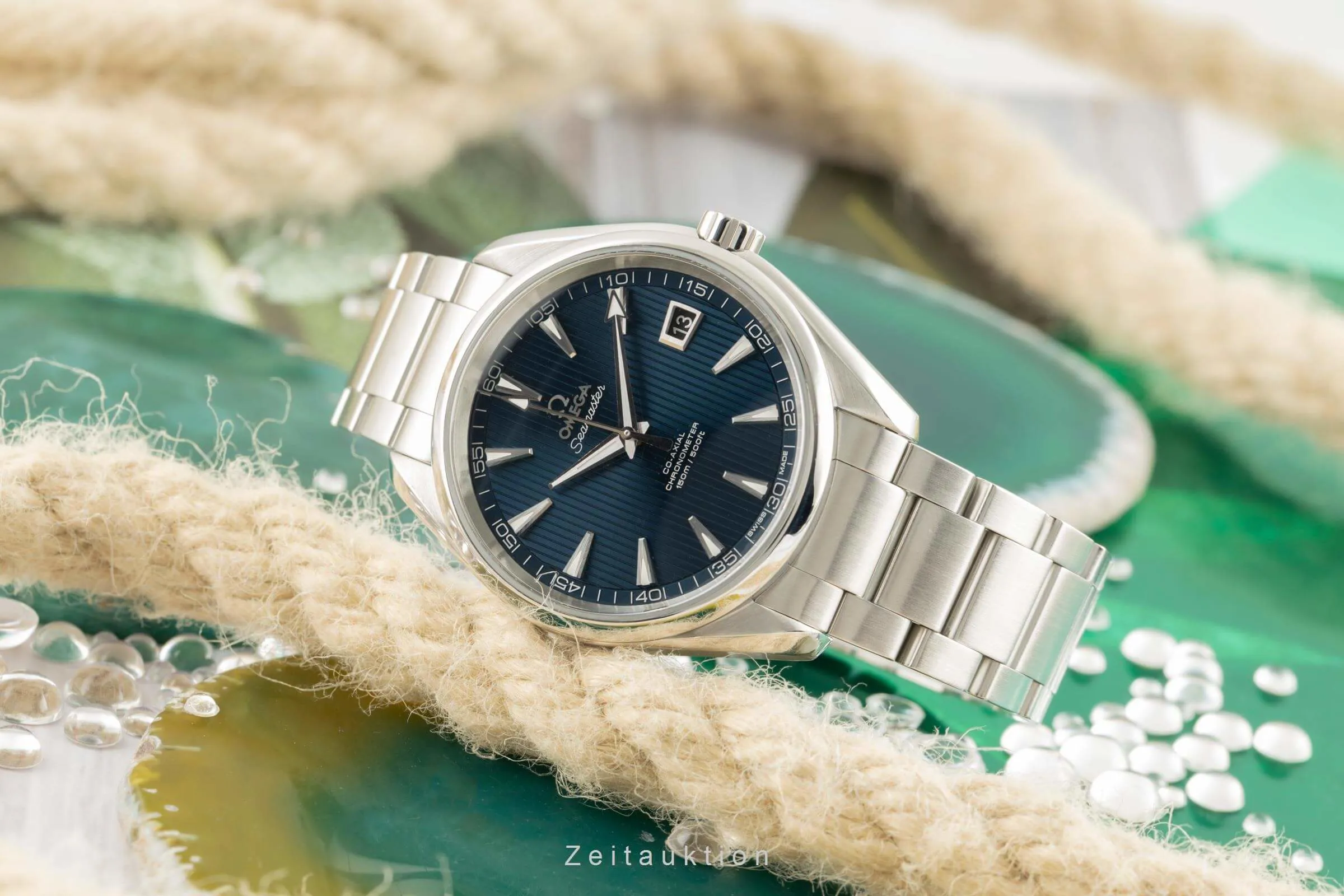 Omega Aqua Terra 231.10.42.21.03.001 41.5mm Stainless steel Blue 1