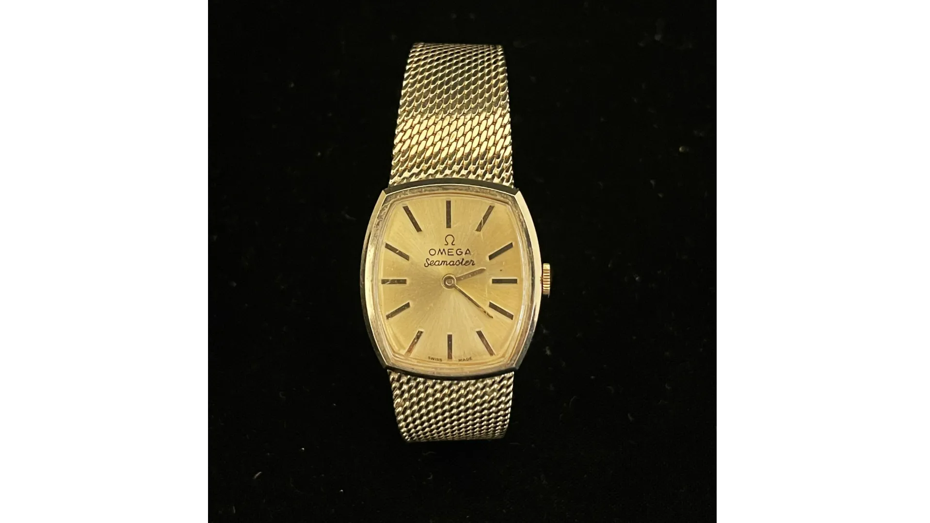 Omega Seamaster Yellow gold Champagne