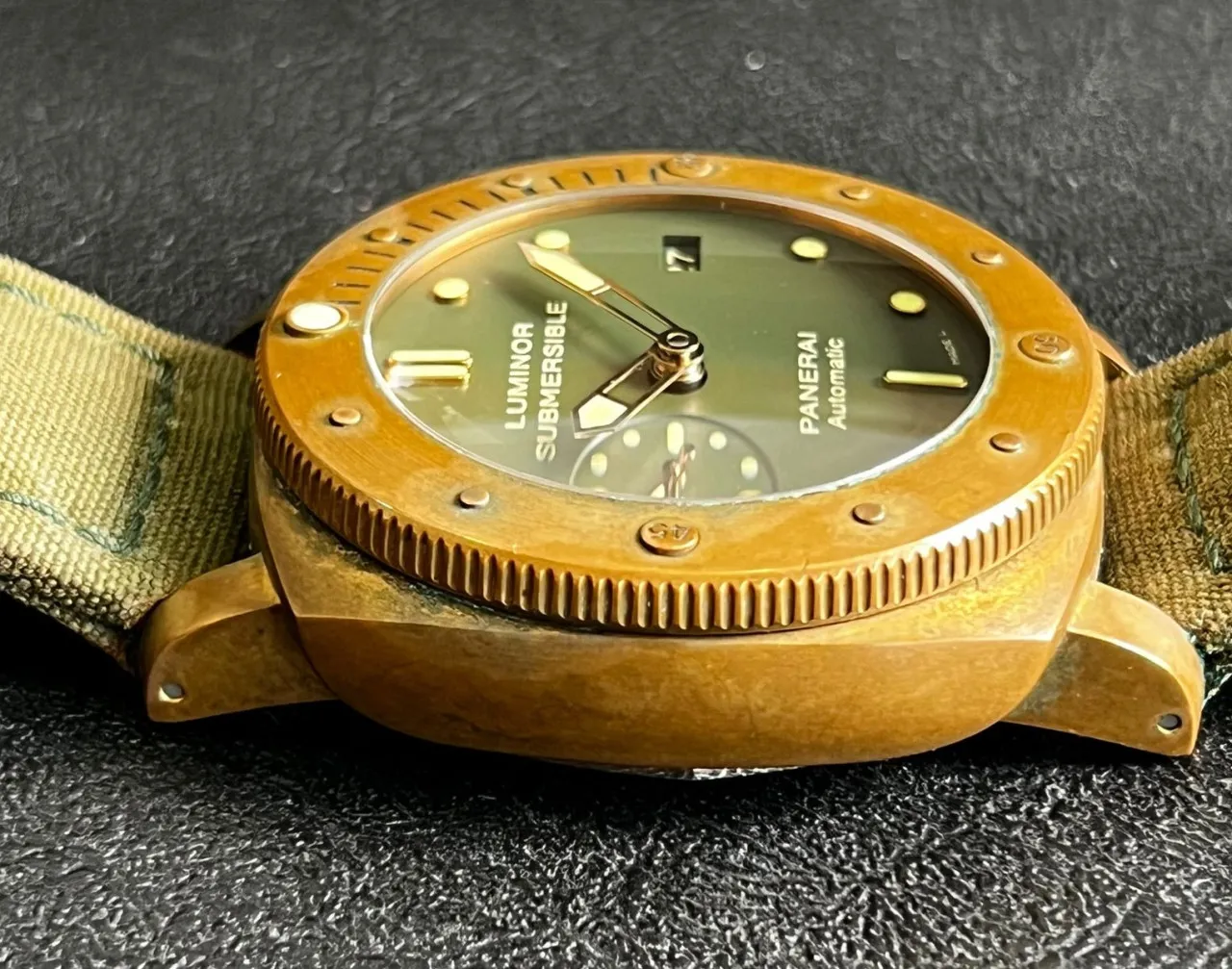 Panerai Luminor Submersible PAM 00382 47mm Bronze Green 2