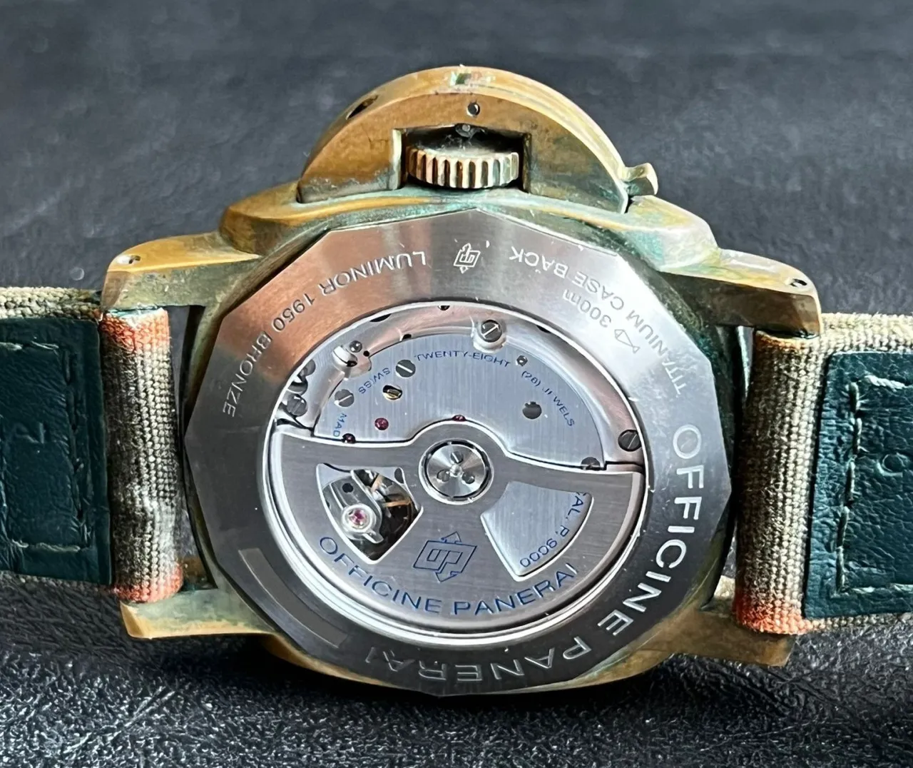 Panerai Luminor Submersible PAM 00382 47mm Bronze Green 5