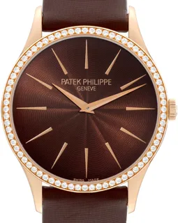 Patek Philippe Calatrava 4897R-001 Rose gold Brown