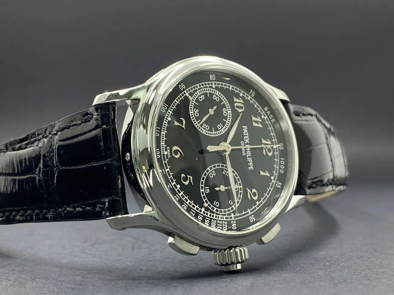 Patek Philippe Split-Seconds Chronograph 5370P-001 41mm Platinum Black 2