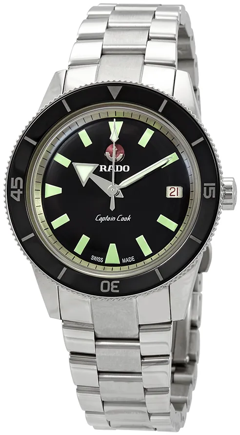 Rado Captain Cook R32500153 37mm Stainless steel Black