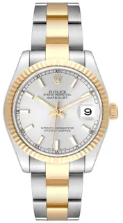 Rolex Datejust 31 178273-0011 Yellow gold and Stainless steel Silver