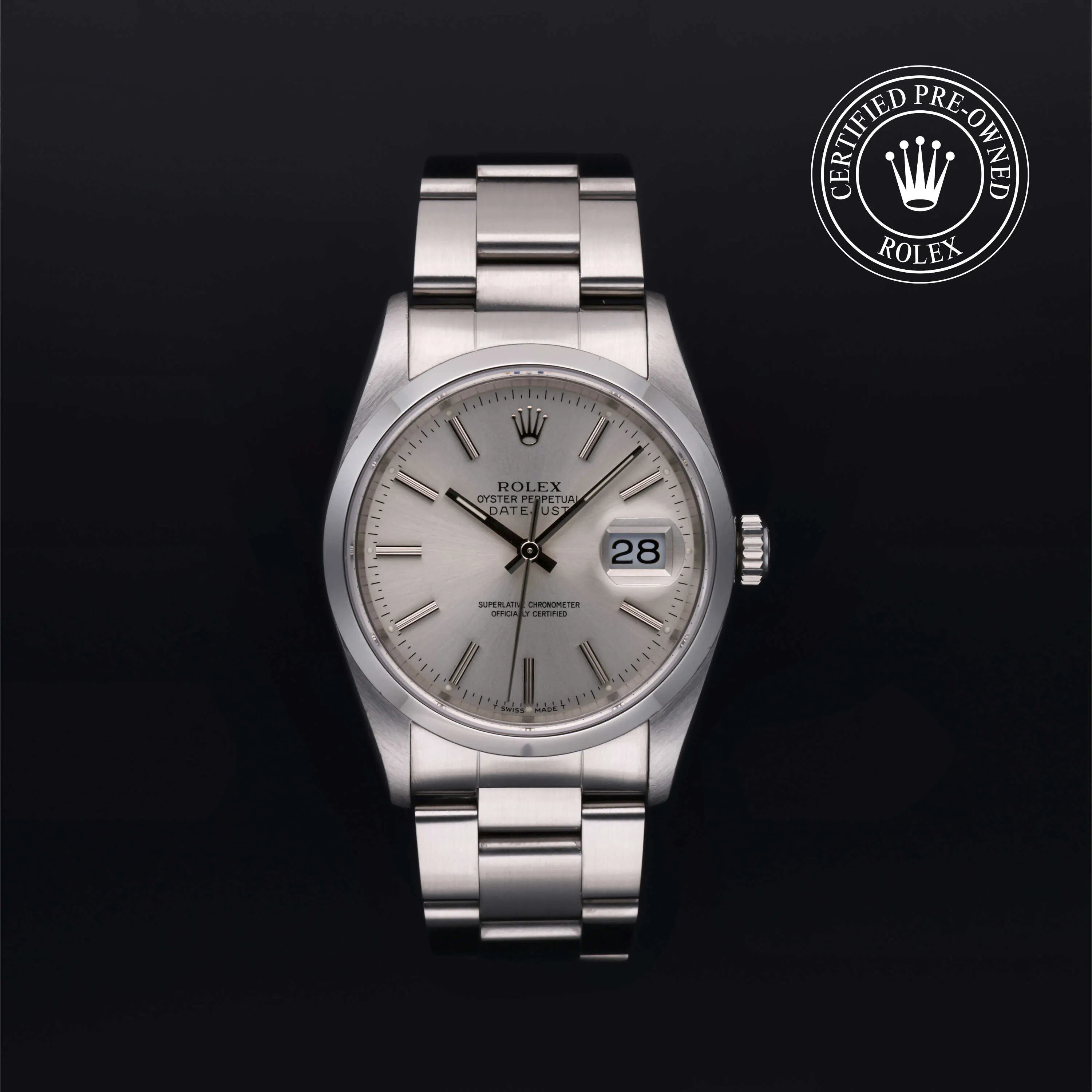 Rolex Datejust 36 16200 36mm Stainless steel Silver