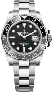 Rolex GMT-Master II 126710GRNR Stainless steel Black