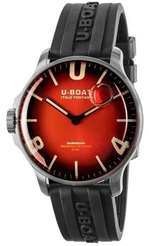 U-Boat 8701 44mm Stainless steel Red