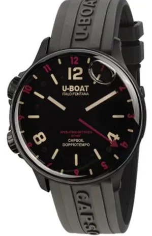 U-Boat 8841 45mm Stainless steel Black