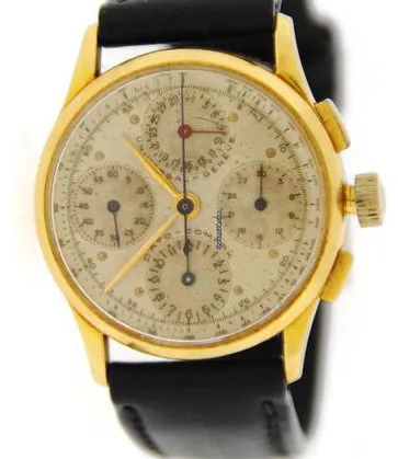 Universal Genève Compax 12495 34.5mm Yellow gold