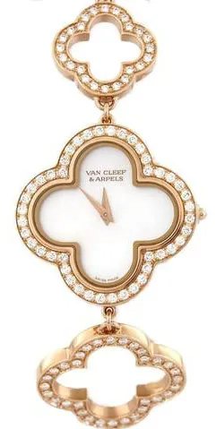 Van Cleef & Arpels Alhambra 2365149/VCARO4J300 27mm Rose gold Mother-of-pearl