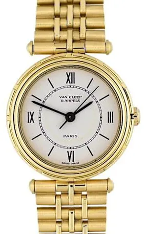 Van Cleef & Arpels 16603 25mm Yellow gold White