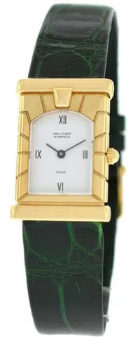 Van Cleef & Arpels 122363 19mm Yellow gold White