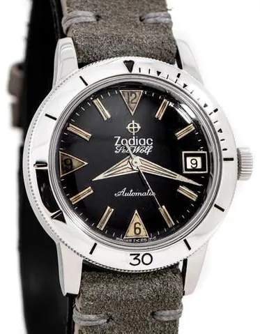 Zodiac Sea Wolf 722–916 35mm Stainless steel Black