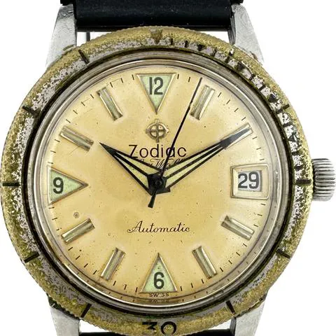 Zodiac Sea Wolf 35mm Stainless steel Champagne