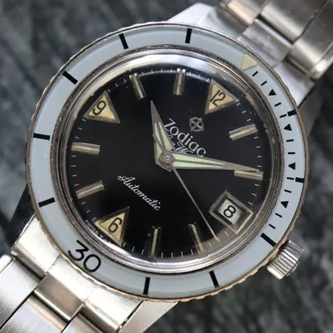 Zodiac Sea Wolf 35.5mm Stainless steel Tritium