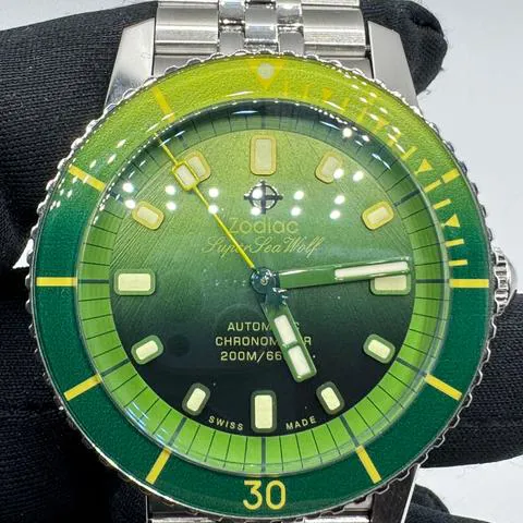 Zodiac Sea Wolf 40mm Stainless steel Green 1