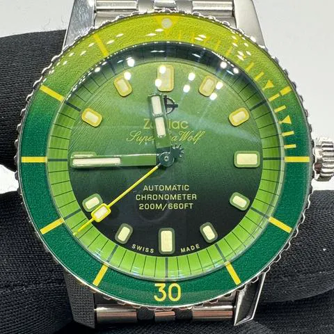 Zodiac Sea Wolf 40mm Stainless steel Green 9