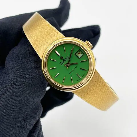 Zodiac 24mm Yellow gold Green