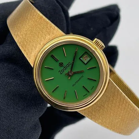 Zodiac 24mm Yellow gold Green 12