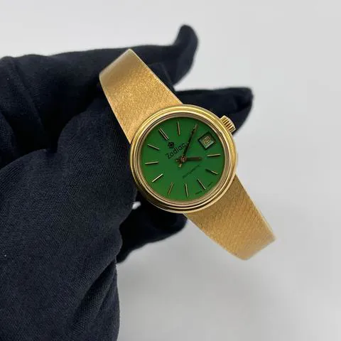 Zodiac 24mm Yellow gold Green 5