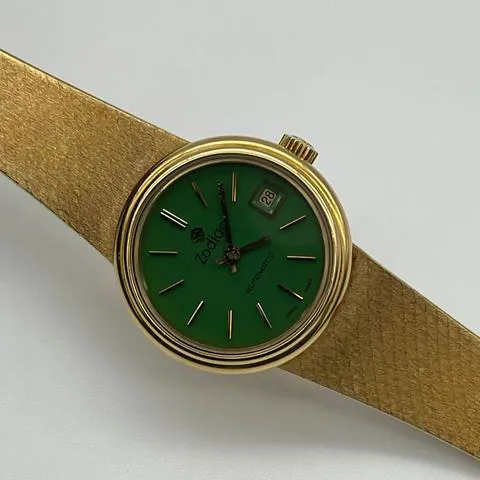 Zodiac 24mm Yellow gold Green 2