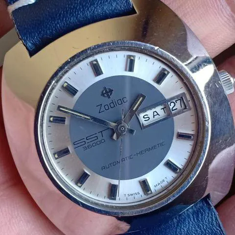 Zodiac 38mm Stainless steel Blue