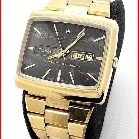 Zodiac 863.978 39mm Yellow gold and Stainless steel Black 4