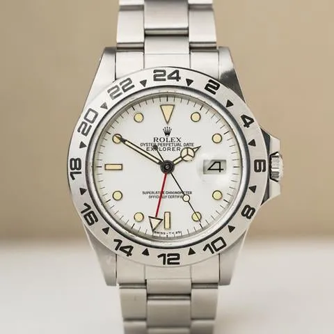 Rolex Explorer II 16550 40mm Stainless steel White