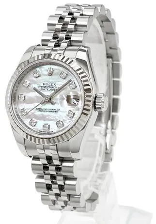 Rolex Lady-Datejust 179174NG 26mm Yellow gold and Stainless steel White 1