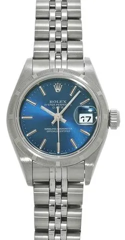 Rolex Oyster Perpetual Date 79190 26mm Stainless steel Blue